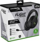 Wireless Xbox Gaming Headset with Chat Mixer, Memory Foam, Detachable Microphone – HyperX CloudX Flight, Licensed for Xbox One and Series X|S, Black/Green