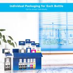 Osinkjet 502 Ink Refill Bottles for Ecotank ET-3760 ET-2850 ET-4760 ET-4850 ET-3850, 502 Ink Bottles for Eco Tank ET-15000 ET-4750 ET-2720 ET-2760 Printer T502 Ink Refill Bottles Combo Pack(2BK C M Y)