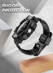 SUPCASE Unicorn Beetle Pro Series Case for Google Pixel Watch/Pixel Watch 2 41mm (2022/2023), Rugged Protective Case with Strap Band (Black)