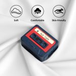 MOFREE AirPods Pro 2nd Generation Case Cover with Cleaner Kit, Cassette Tape Design Soft Silicone Shock-Absorbing Protective Cover for AirPods Pro 2 Case with Lanyard (2023/2022) Blue