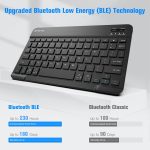 Fintie Keyboard Case for Samsung Galaxy Tab A9 Plus/A9+ 5G 11 Inch 2023 Model (SM-X210/X216/X218), Slim Lightweight Stand Cover with Magnetically Detachable Wireless Bluetooth Keyboard, Black