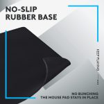 Logitech G640 Large Cloth Gaming Mouse Pad, Optimized for Gaming Sensors, Moderate Surface Friction, Non-Slip Mouse Mat – Black