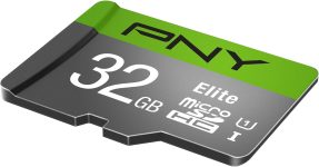 PNY 32GB Elite Class 10 U1 microSDHC Flash Memory Card – 100MB/s read, Class 10, U1, Full HD, UHS-I, micro SD