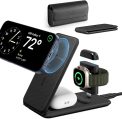 ESR 3 in 1 Charger for Magsafe, Travel Charger Stand for Magsafe, Made for Apple Watch Certified, Foldable Charging Station Compatible with Magsafe and iPhone 15/14/13/12, AirPods Pro, Black