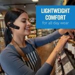 BlueParrott C300-XT Noise Canceling Bluetooth Headset – Hands-Free Wireless Headset, Perfect For High-Noise Environments, Long Wireless Range with Superior Sound, IP65-Rated, Black