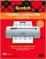 Scotch Thermal Laminating Pouches Premium Quality, 5 Mil Thick for Extra Protection, Letter Size 8.9 x 11.4 inches, Our Most Durable Laminating Sheets, Clear, 100-Pack