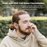 TOZO Tonal Fits T21 Wireless Earbuds, 5.3 Bluetooth Headphone, Sem in Ear with Dual Mic Noise Cancelling, IPX8 Waterproof, 44H Playback Stereo Sound with Power Display Wireless Charging Case Green
