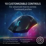 Razer Cobra Pro Wireless Gaming Mouse 10 Customizable Controls – Chroma RGB Lighting – 30K Optical Sensor – Gen-3 Switches – 2.4GHz, Bluetooth & USB Type C – Up to 170 Hr Battery – Black