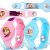 ZHOC 2 Pack AirTag Bracelet for Kids, Waterproof Cute Cartoon Air tag Holder for Kids with Soft Silicone Full Coverage Anti-Lost Hidden Airtag Wristband Accessories for Child