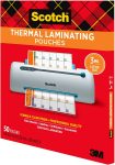 Scotch Thermal Laminating Pouches, 50 Pack Laminating Sheets, 3 Mil, 8.9 x 11.4 Inches, Education Supplies & Craft Supplies, For Use With Thermal Laminators, Letter Size Sheets (TP3854-50)