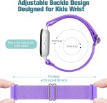 Fintie 2-Pack Nylon Watch Band Replacement Compatible with Gizmo Watch 3 2 1 / Gabb Watch 3 2 1 for Kids Boys Girls, Breathable Elastic Sport Loop Bands