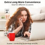 Kobilar USB C to USB C Cable,65W 3A Fast Charging USB C Charger Cable,3.3ft（3pack） Alluminum Shell Type C to Type C Cable for iPhone15/15Pro/15Plus/15ProMax/iPad Pro2022/Air,Samsung S23