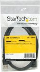 StarTech.com 6 ft Black USB 2.0 Extension Cable A to A – M/F – USB extension cable – USB (M) to USB (F) – USB 2.0 – 6 ft – black – USBEXTAA6BK