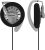 Koss KSC75 Portable On-Ear Clip Headphones, Retro Style, Ultra Lightweight, Silver and Black