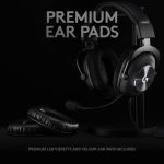 Logitech G PRO X Gaming Headset (2nd Generation) with Blue Voice, DTS Headphone 7.1 and 50 mm PRO-G Drivers, for PC, Xbox One, Xbox Series X|S,PS5,PS4, Nintendo Switch – Black