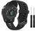 MoKo Band Compatible with Garmin Fenix 3/Fenix 5X, Soft Silicone Replacement Watch Band fit Garmin Fenix 3/Fenix 3 HR/Fenix 5X/5X Plus/D2 Delta PX/Descent Mk1 Smart Watch – Black