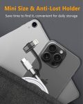 USB C to Lightning Adapter-2 Pack, 27W PD Fast Charging for iPhone 14/13/12/11,for iPad Pro/Air/Mini,for AirPods,Support Data Sync,Not for Headphone/Audio/OTG,with Anti-Lost Loop, Black
