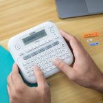 Brother P-Touch Label Maker, PTD220, Thermal, Inkless Printer for Home & Office Organization, Portable & Lightweight, QWERTY Keyboard, One-Touch Keys & 25 Pre-Set Label Templates Label Memory