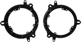 Metra Electronics 82-8148 6″ to 6-3/4″ Speaker Adapter for Select Toyota/Lexus/Scion 1998-Up Vehicles, Black