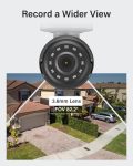 ANNKE 4 Pack 1080P HD TVI Home Security Camera Outdoor Indoor, 1920TVL, IP66 Waterproof, Night/Day Vision, Surveillance CCTV Bullet Camera