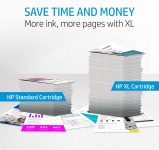 HP 60XL Black High-yield Ink Cartridge | Works with DeskJet D1660, D2500, D2600, D5560, F2400, F4200, F4400, F4580; ENVY 100, 110, 120; PhotoSmart C4600, C4700, D110a Series | CC641WN