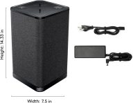Ultimate Ears Hyperboom Portable & Home Wireless Bluetooth Speaker, Loud Speaker, Big Bass, Water Resistant IPX4, 150 Ft Range – Black
