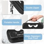 Fintie Carrying Case for Nintendo Switch OLED Model 7.0″/Switch 6.2″, Portable Traveler Protective Cover Storage Bag w/10 Game Card Slots & Inner Pocket for Switch Console Joy-Con (Dont Touch)