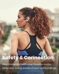 SHOKZ OpenRun Mini (AfterShokz Aeropex Mini) -Bone Conduction Open-Ear Bluetooth Sport Headphones – Waterproof Wireless Earphones for Workouts and Running – Built-in Mic, with Headband