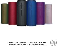 Ultimate Ears MEGABOOM 3 Portable Wireless Bluetooth Speaker (Powerful Sound + Thundering Bass, Bluetooth, Magic Button, Waterproof, Battery 20 Hours) – Night Black, Large