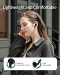 Ear buds 72Hrs Playback Wireless Earbuds Bluetooth Headphones with LED Digital Display Charging Case Earbuds IPX7 Waterproof Earphones Stereo Sound in-Ear Earbud with Mic for Phone Laptop Sport Black