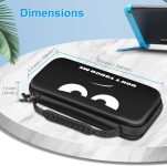 Fintie Carrying Case for Nintendo Switch OLED Model 7.0″/Switch 6.2″, Portable Traveler Protective Cover Storage Bag w/10 Game Card Slots & Inner Pocket for Switch Console Joy-Con (Dont Touch)
