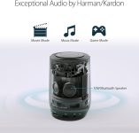 ASUS ZenBeam Latte L1 Portable Wi-Fi Projector- 300 Lumens Projector, Built-in Harman Kardon Bluetooth Speaker, 3 Hours Video Playback, Wireless WiFi Projector, HDMI, USB, Remote Control, AptoideTV