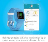 Garmin vivofit jr. 3, Fitness Tracker for Kids, Includes Interactive App Experience, Swim-Friendly, Up To 1-year Battery Life, Blue Stars