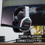 ASTRO Gaming A20 Wireless Headset Gen 2 for PlayStation 5 and 4, PC & Mac – White/Blue