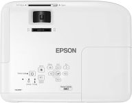 Epson Home Cinema 880 3-chip 3LCD 1080p Projector, 3300 lumens Color and White Brightness, Streaming and Home Theater, Built-in Speaker, Auto Picture Skew, 16,0001 Contrast, HDMI 2.0, White