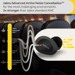 Jabra Elite 10 True Wireless Bluetooth Earbuds – Advanced Active Noise Cancelling with Dolby Atmos Surround Sound, All-Day Comfort, Multipoint, Crystal-Clear Calls – Gloss Black