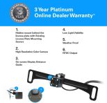 BOSS Audio Systems LPCB40 Reverse Rearview License Plate Backup Car Camera – 170° Wide Angle Rear View, Weatherproof Back Up Cam