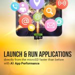 PNY 256GB Elite-X microSDXC UHS-I Memory Card – 100MB/s, U3, V30, A1, 4K, Full HD, micro SD