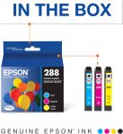 EPSON 288 DURABrite Ultra Ink Standard Capacity Color Combo Pack (T288520-S) Works with Expression XP-330, XP-430, XP-434, XP-340, XP-440, XP-446