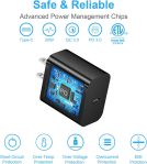 [2 Pack] iPhone 15 14 13 12 11 Charger Block, USB C Wall Charger 20W PD Power Adapter for iPhone 15/15Pro/15Pro Max/15Plus/14/13/12/11/X, Pad-Black