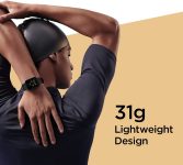 Amazfit Bip U Pro Smart Watch with Alexa Built-In for Men Women, GPS Fitness Tracker with 60+ Sport Modes, Blood Oxygen Heart Rate Sleep Monitor, 5 ATM Water Resistant, for iPhone Android(Black)