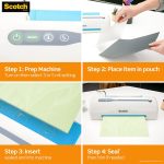Scotch Thermal Laminating Pouches Premium Quality, 5 Mil Thick for Extra Protection, Letter Size 8.9 x 11.4 inches, Our Most Durable Laminating Sheets, Clear, 100-Pack
