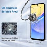 Natbok 2 Pack Compatible with Samsung Galaxy A15 5G/4G Screen Protector,Full Coverage 9H Tempered Glass Film,HD Clear Scratch Resistant,Bubble-Free for Galaxy A15 Screen Protector