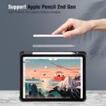 Fintie SlimShell Case for iPad Pro 11-inch (4th / 3rd Generation) 2022/2021 – Soft Flexible TPU Stand Back Cover with Pencil Holder, Also Fit iPad Pro 11″ 2nd / 1st Gen, Composition Book