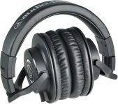 Audio-Technica ATH-M40x Professional Studio Monitor Headphone, Black, with Cutting Edge Engineering, 90 Degree Swiveling Earcups, Pro-grade Earpads/Headband, Detachable Cables Included