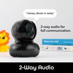 Geeni Sentinel 1080p HD Pan & Tilt Baby Security Smart Camera, Indoor Camera for Home Security, No Hub Required, Smart Camera Works with Amazon Alexa & Google Home, Requires 2.4 GHz Wi-Fi