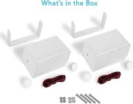 Pyle 3-Way Weatherproof Outdoor Speaker Set – 3.5 Inch 200W Pair of Marine Grade Mount Speakers – in a Heavy Duty ABS Enclosure Grill – Home, Boat, Poolside, Patio, Indoor Outdoor Use -PLMR24 (White)