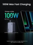 UGREEN Nexode Pro 100W USB C Charger, 3-Port GaN Compact Fast PPS Wall Charger for MacBook Pro/Air, Pixelbook, iPad Pro, iPhone 15 Pro/14, Galaxy S23/Note20, Pixel 8, Steam Deck and More