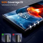 UniqueMe for Samsung Galaxy S24 Ultra Privacy Screen Protector, [Automatic Sticking] 9H Full Coverage S24 Ultra Screen Tempered Glass Anti-Spy Bubble Free Case Friendly – 2 Pack
