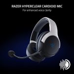 Razer Kaira X Wired Gaming Headset for Playstation 5 / PS5, PS4, PC, Mac, Mobile 50mm Drivers – HyperClear Cardioid Mic – Memory Foam Cushions – On-Headset Controls – White & Black